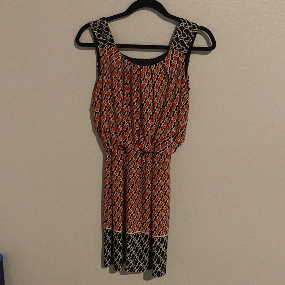 Geometric Print Dress